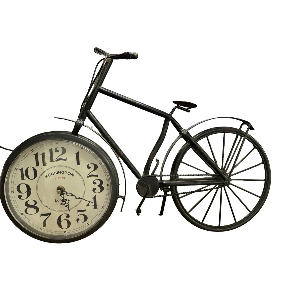 Kensington Station‎ Tabletop Or Wall Mounted Bicycle Themed Clock